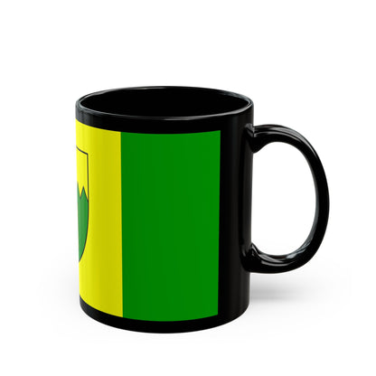 Flag of Kimberley British Columbia Canada - Black Coffee Mug-The Sticker Space