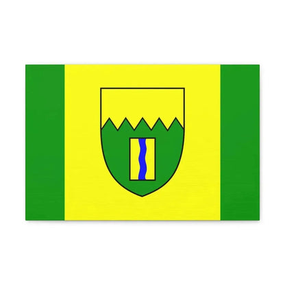 Flag of Kimberley British Columbia Canada - Canvas Wall Art 18″ x 12″ 1.25" - The Sticker Space
