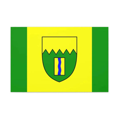 Flag of Kimberley British Columbia Canada - Canvas Wall Art 30" x 20" 1.25" - The Sticker Space