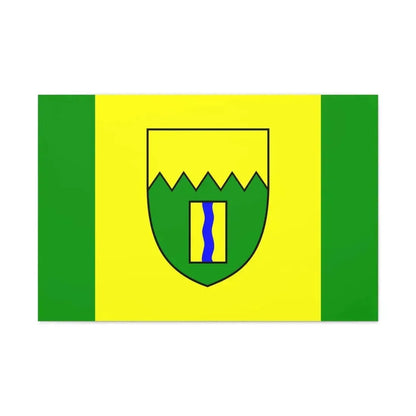 Flag of Kimberley British Columbia Canada - Canvas Wall Art 36" x 24" 1.25" - The Sticker Space