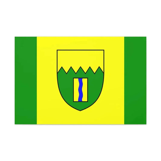 Flag of Kimberley British Columbia Canada - Canvas Wall Art 36" x 24" 1.25" - The Sticker Space