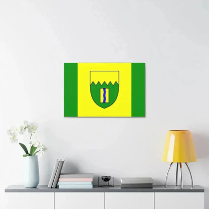 Flag of Kimberley British Columbia Canada - Canvas Wall Art - The Sticker Space