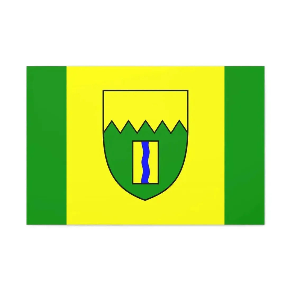 Flag of Kimberley British Columbia Canada - Canvas Wall Art - The Sticker Space