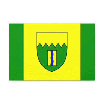 Flag of Kimberley British Columbia Canada - Canvas Wall Art - The Sticker Space