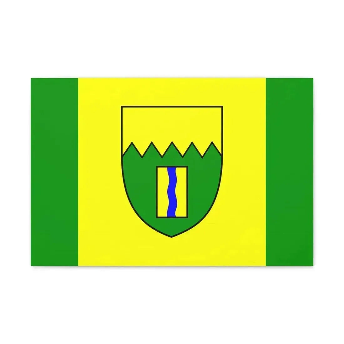 Flag of Kimberley British Columbia Canada - Canvas Wall Art - The Sticker Space