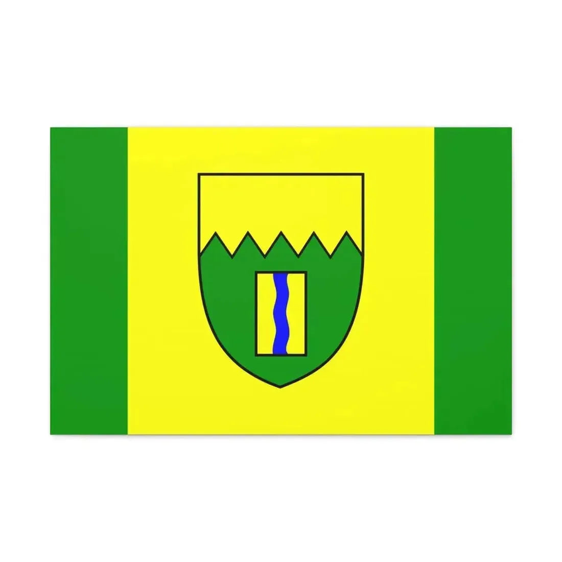 Flag of Kimberley British Columbia Canada - Canvas Wall Art - The Sticker Space