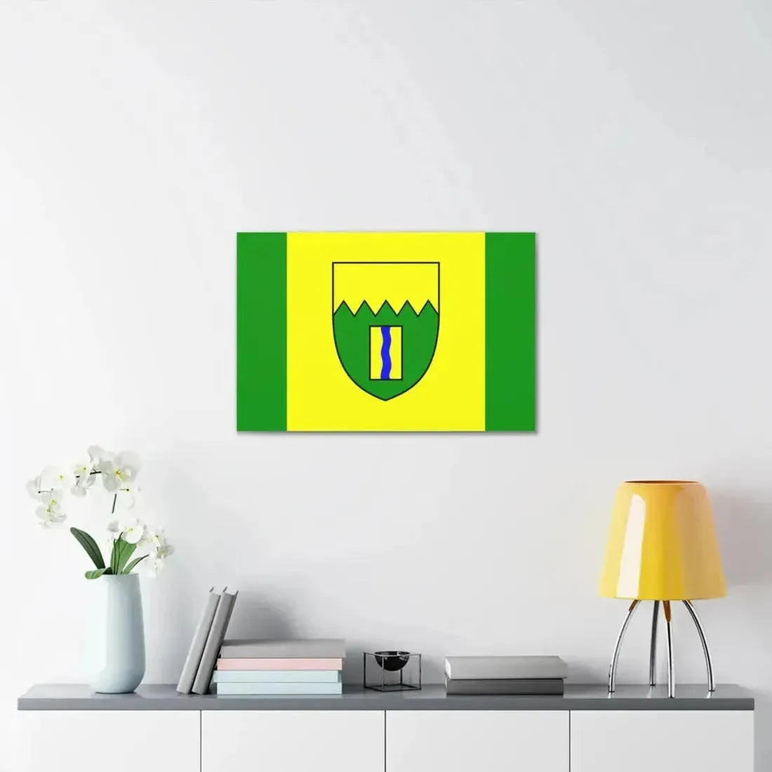 Flag of Kimberley British Columbia Canada - Canvas Wall Art - The Sticker Space