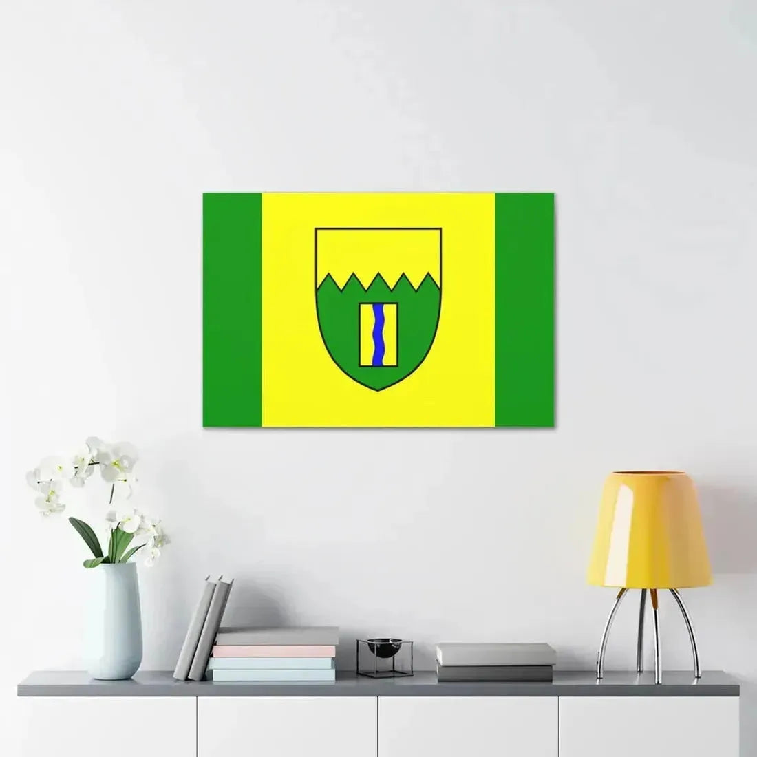 Flag of Kimberley British Columbia Canada - Canvas Wall Art - The Sticker Space