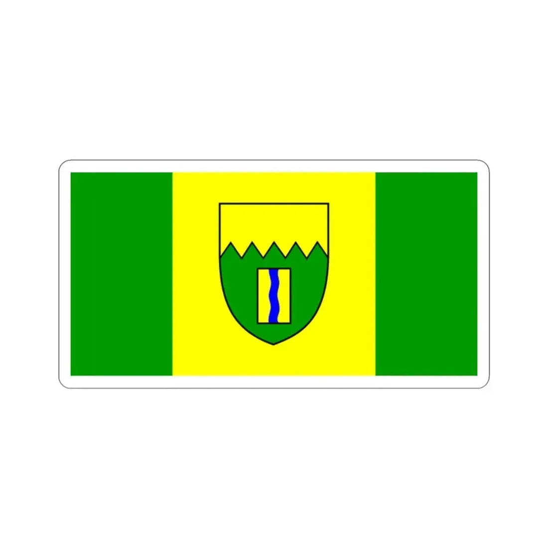 Flag of Kimberley British Columbia Canada STICKER Vinyl Die-Cut Decal - The Sticker Space