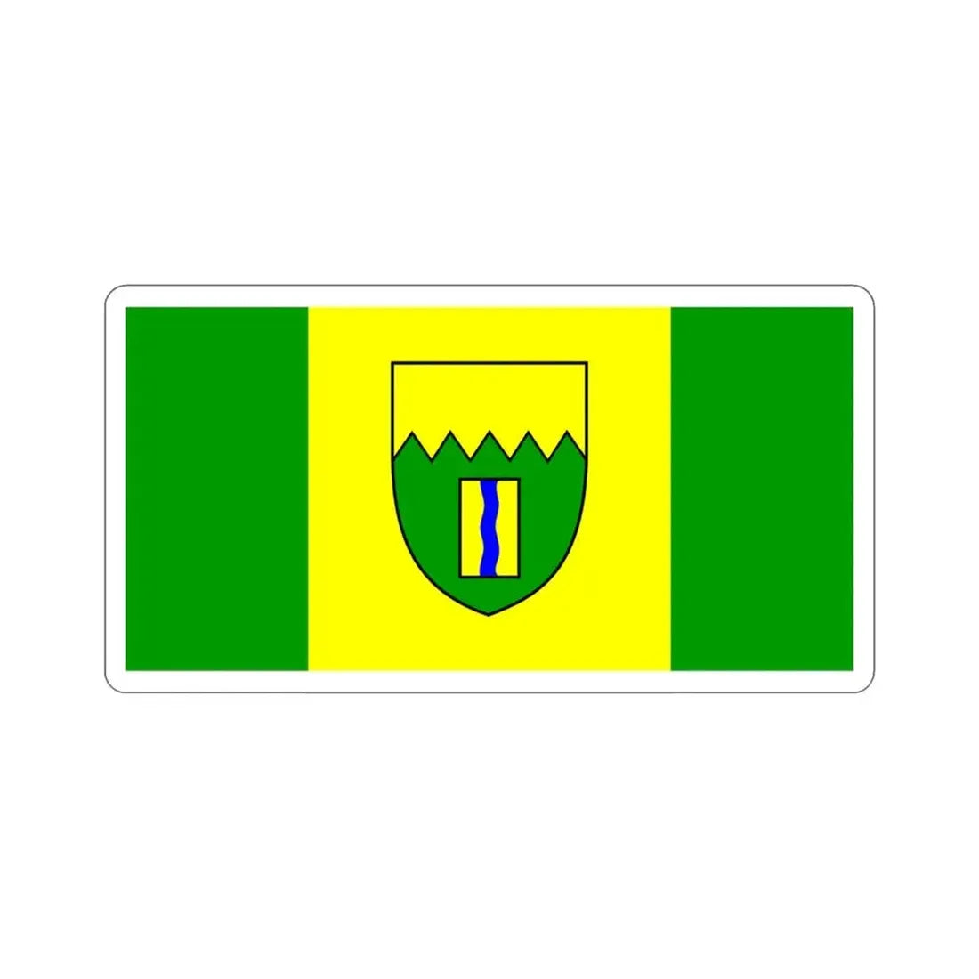 Flag of Kimberley British Columbia Canada STICKER Vinyl Die-Cut Decal - The Sticker Space