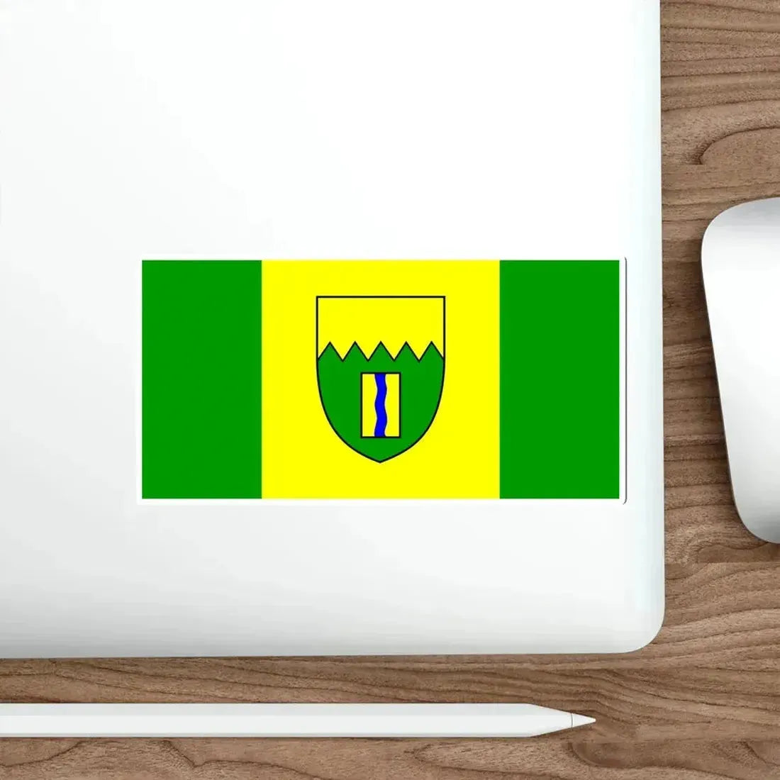 Flag of Kimberley British Columbia Canada STICKER Vinyl Die-Cut Decal - The Sticker Space