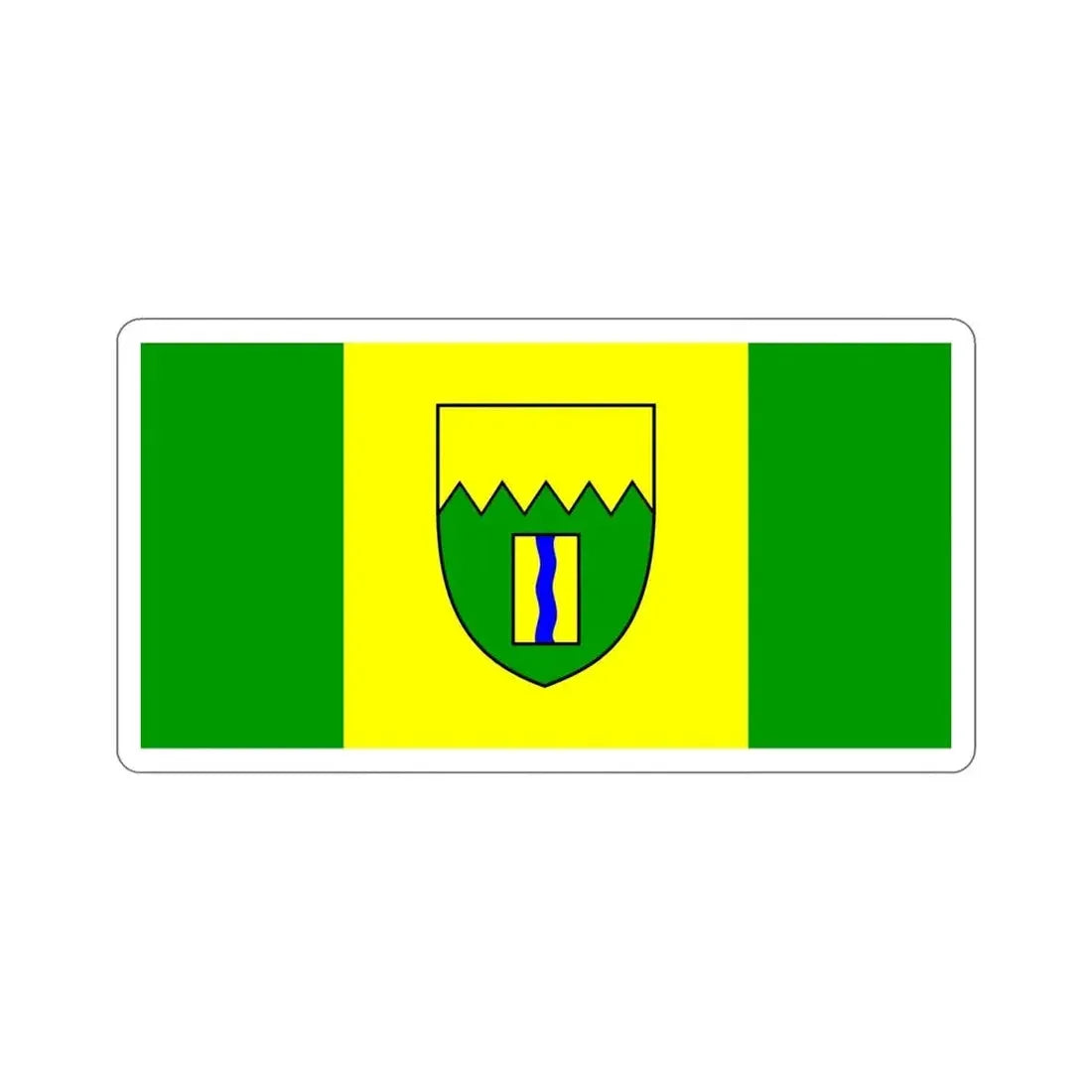 Flag of Kimberley British Columbia Canada STICKER Vinyl Die-Cut Decal - The Sticker Space