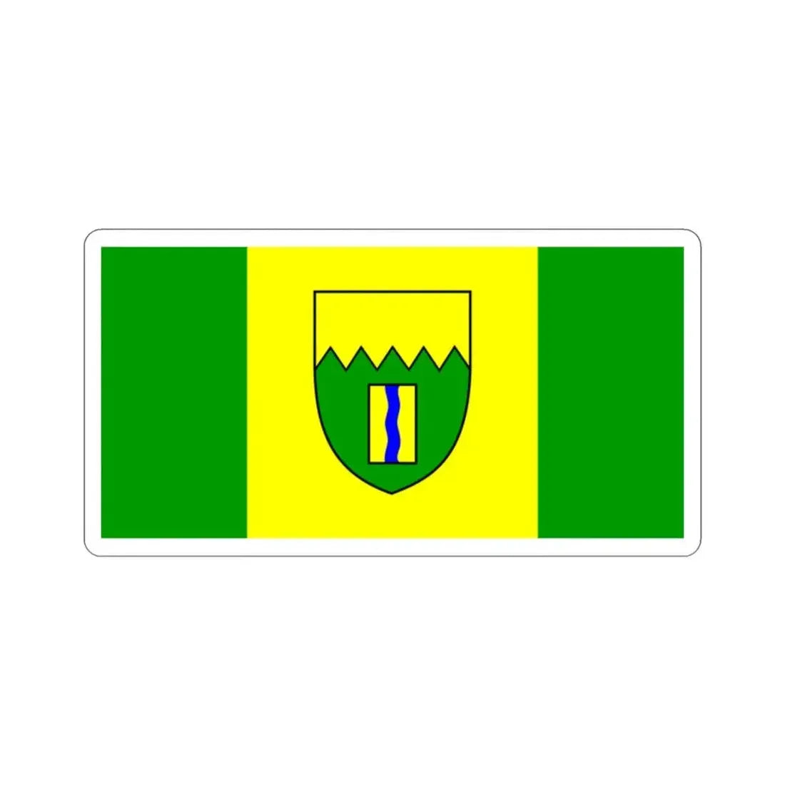 Flag of Kimberley British Columbia Canada STICKER Vinyl Die-Cut Decal - The Sticker Space