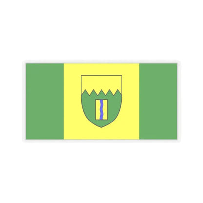 Flag of Kimberley British Columbia Canada - STICKER Vinyl Kiss-Cut Decal 2 Inch Transparent - The Sticker Space