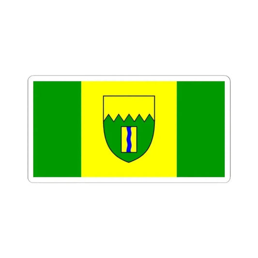 Flag of Kimberley British Columbia (Canada) STICKER Vinyl Kiss-Cut Decal 2 Inch White - The Sticker Space