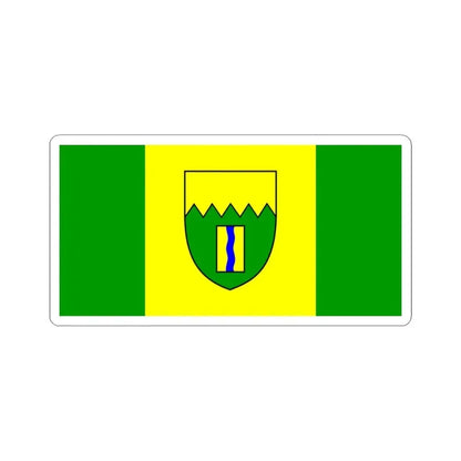 Flag of Kimberley British Columbia (Canada) STICKER Vinyl Kiss-Cut Decal 3 Inch White - The Sticker Space