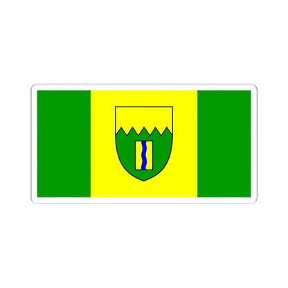 Flag of Kimberley British Columbia Canada - STICKER Vinyl Kiss-Cut Decal 3 Inch White - The Sticker Space