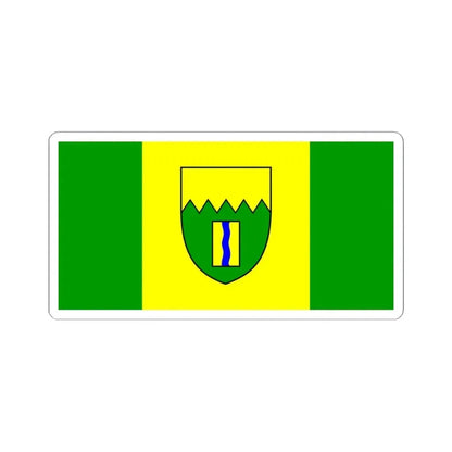 Flag of Kimberley British Columbia Canada - STICKER Vinyl Kiss-Cut Decal 4 Inch White - The Sticker Space