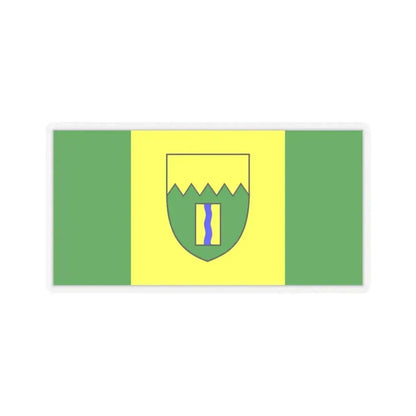 Flag of Kimberley British Columbia Canada - STICKER Vinyl Kiss-Cut Decal 6 Inch Transparent - The Sticker Space