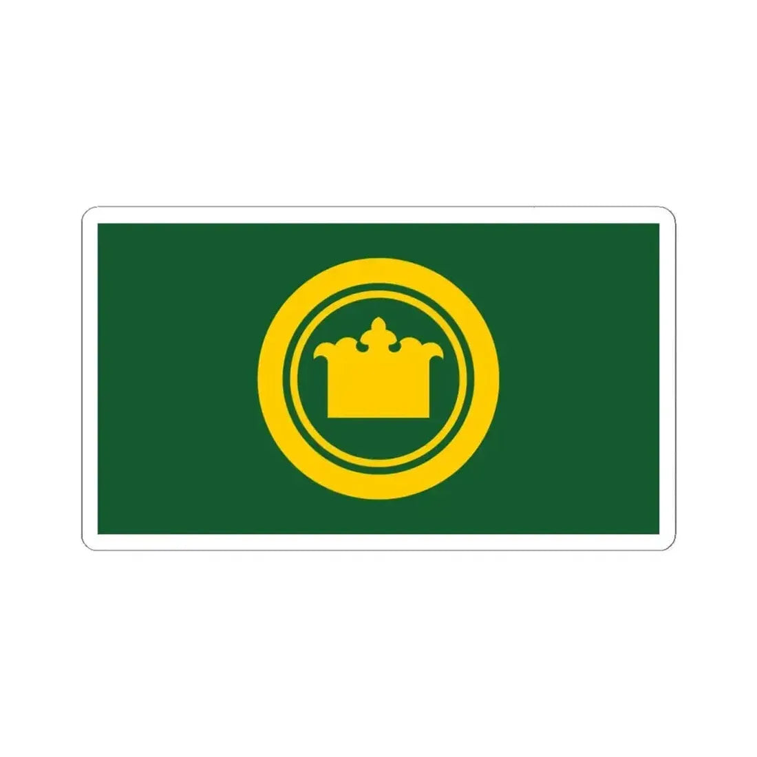 Flag of King County Washington 1984-2007 (United States) STICKER Vinyl Kiss-Cut Decal 4 Inch White - The Sticker Space