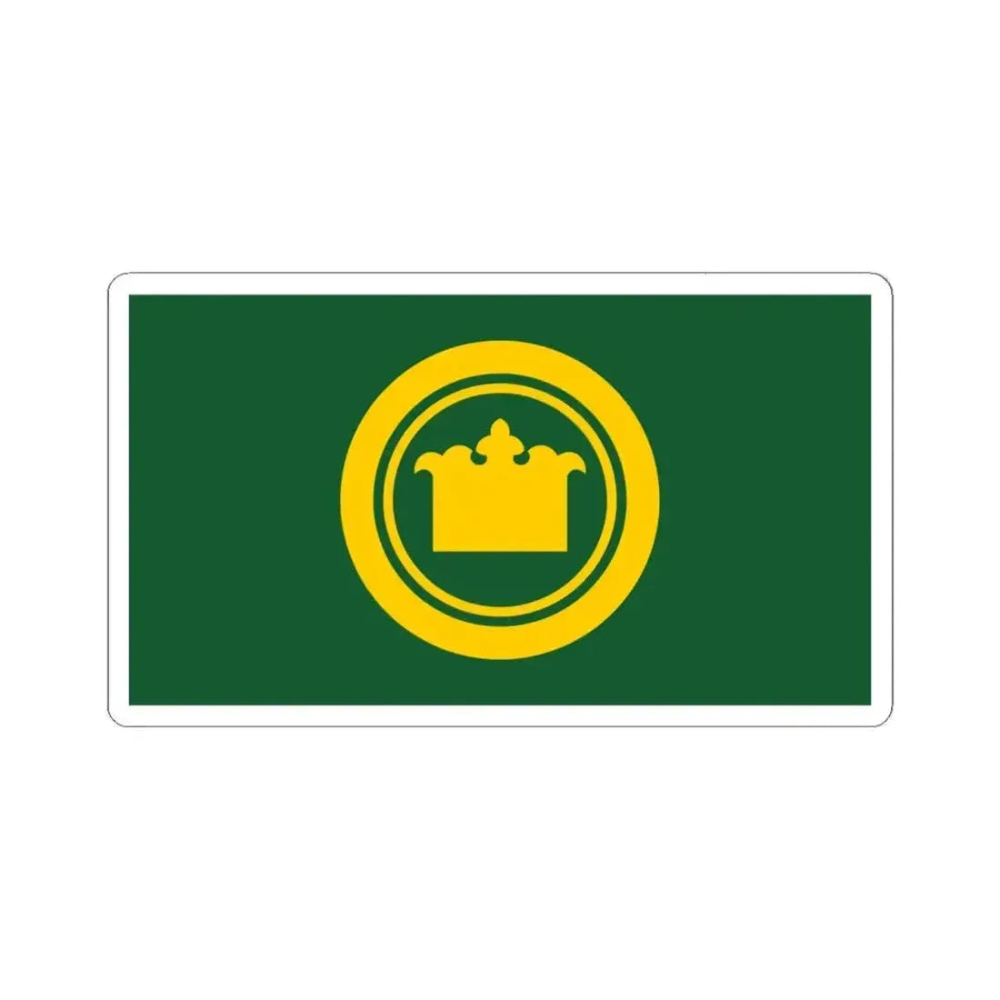 Flag of King County Washington 1984-2007 (United States) STICKER Vinyl Kiss-Cut Decal 6 Inch White - The Sticker Space