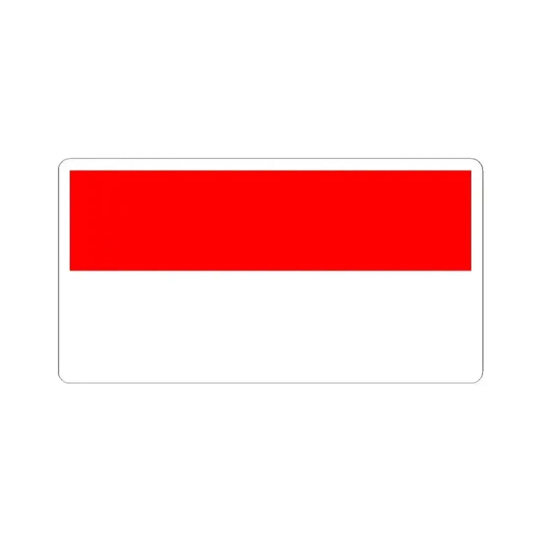 Flag of Kingdom of Croatia 1852-1860 (Croatia) STICKER Vinyl Kiss-Cut Decal 2 Inch White - The Sticker Space