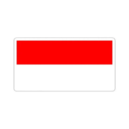 Flag of Kingdom of Croatia 1852-1860 (Croatia) STICKER Vinyl Kiss-Cut Decal 3 Inch White - The Sticker Space