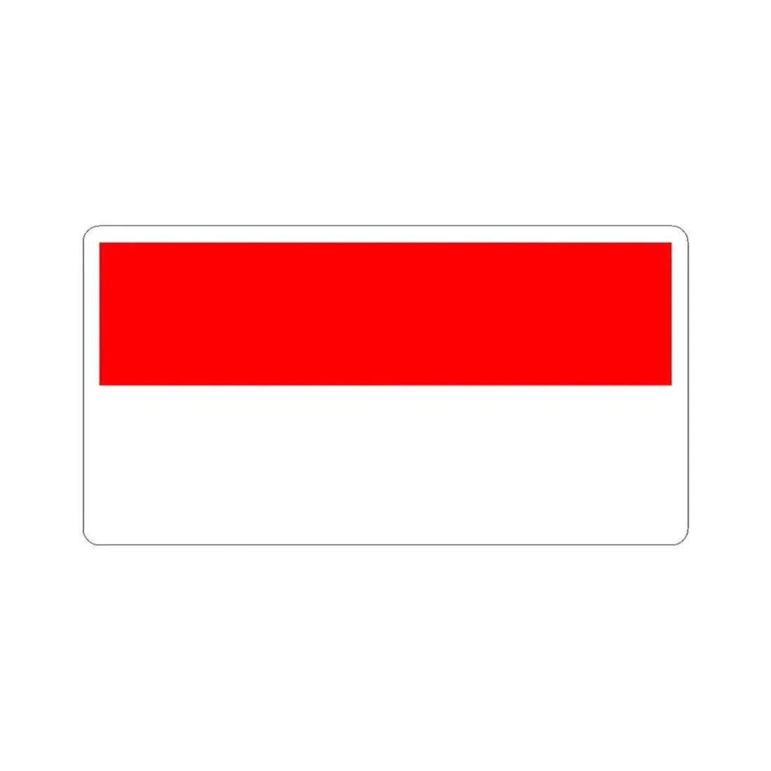 Flag of Kingdom of Croatia 1852-1860 (Croatia) STICKER Vinyl Kiss-Cut Decal 6 Inch White - The Sticker Space