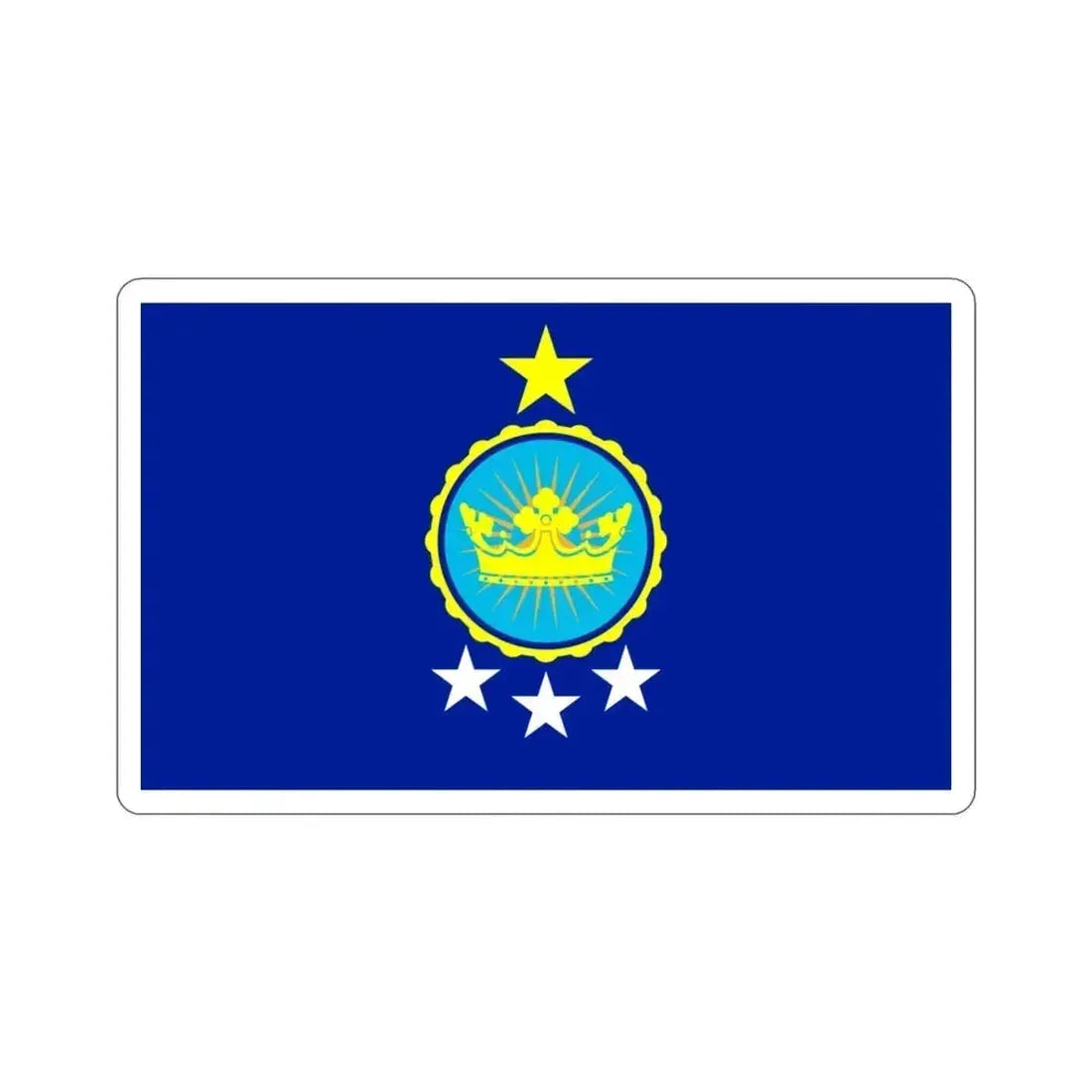 Flag of Kingdom of North Sudan Bir Tawil STICKER Vinyl Die-Cut Decal 3 Inch - The Sticker Space