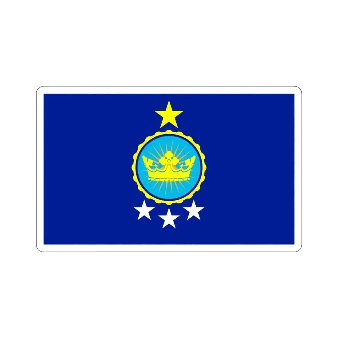 Flag of Kingdom of North Sudan Bir Tawil STICKER Vinyl Die-Cut Decal 4 Inch - The Sticker Space