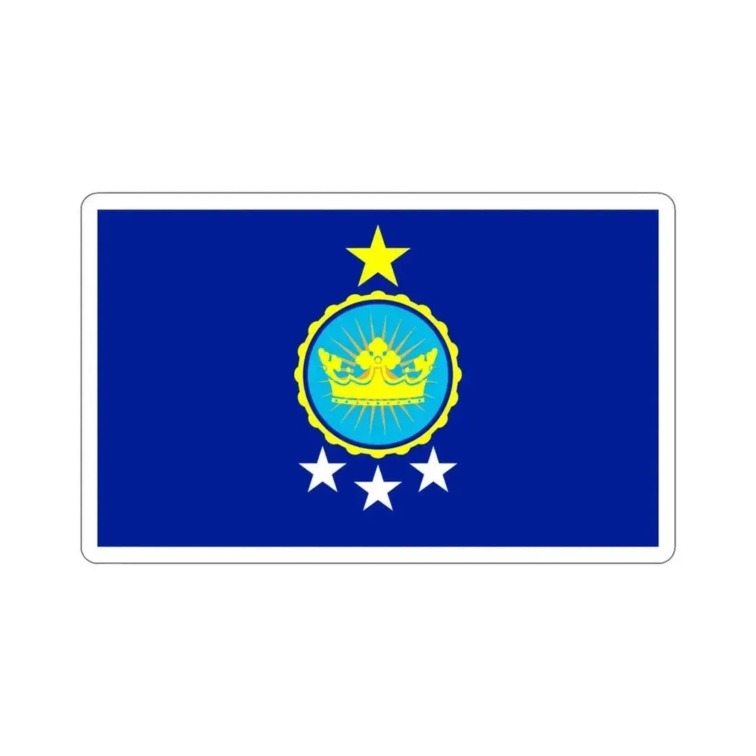 Flag of Kingdom of North Sudan Bir Tawil STICKER Vinyl Die-Cut Decal 5 Inch - The Sticker Space