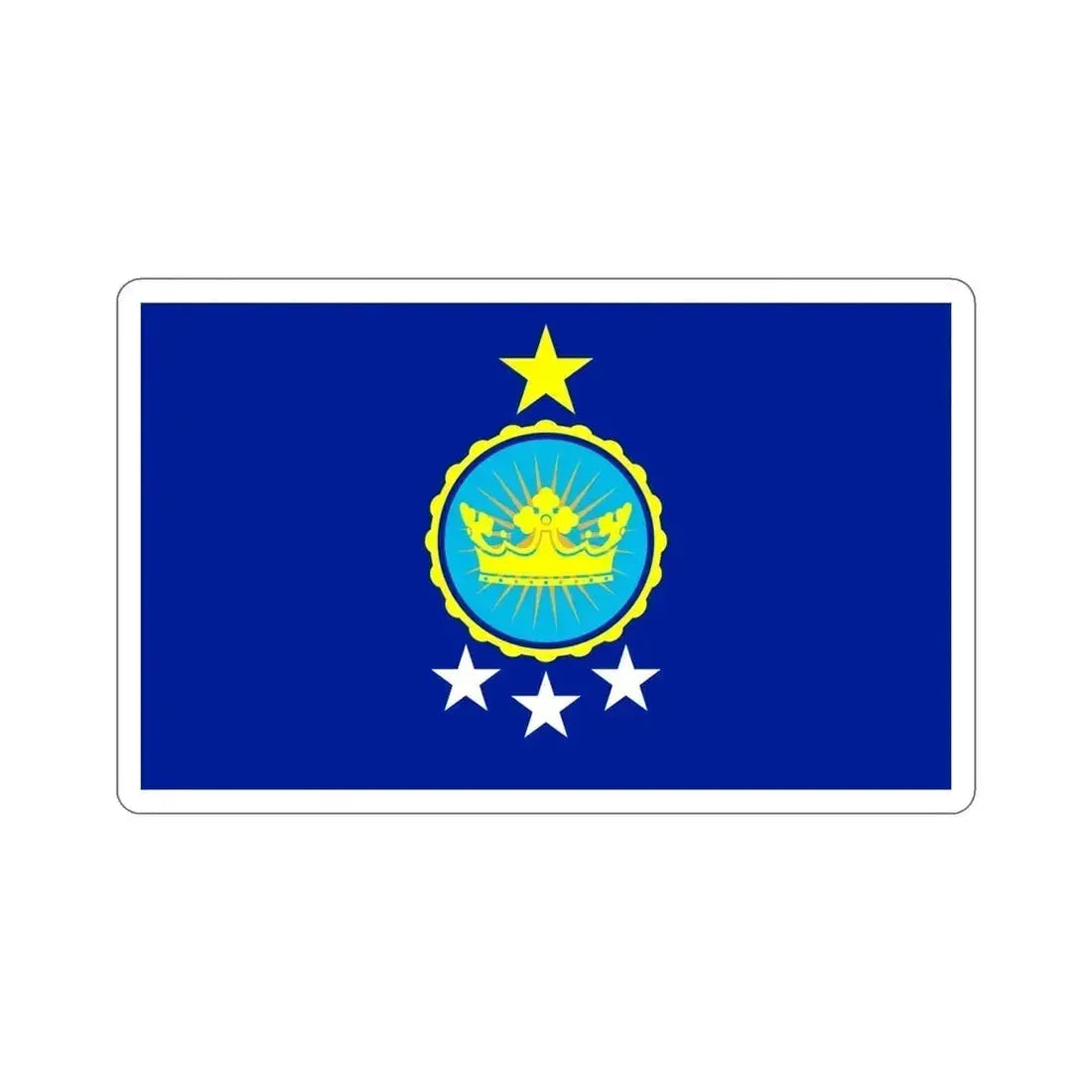 Flag of Kingdom of North Sudan Bir Tawil STICKER Vinyl Die-Cut Decal 6 Inch - The Sticker Space