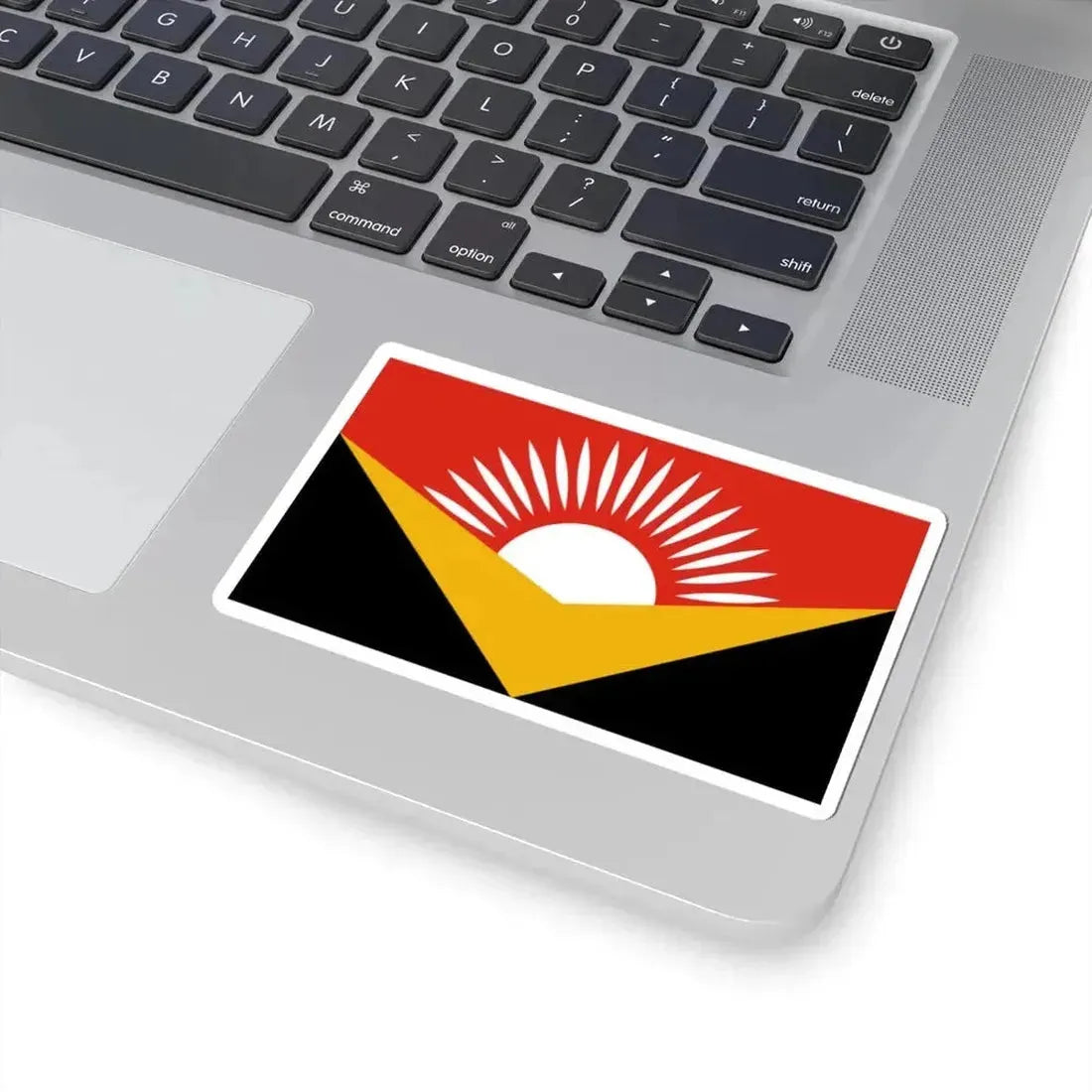 Flag of Kingman Kansas (United States) STICKER Vinyl Kiss-Cut Decal - The Sticker Space