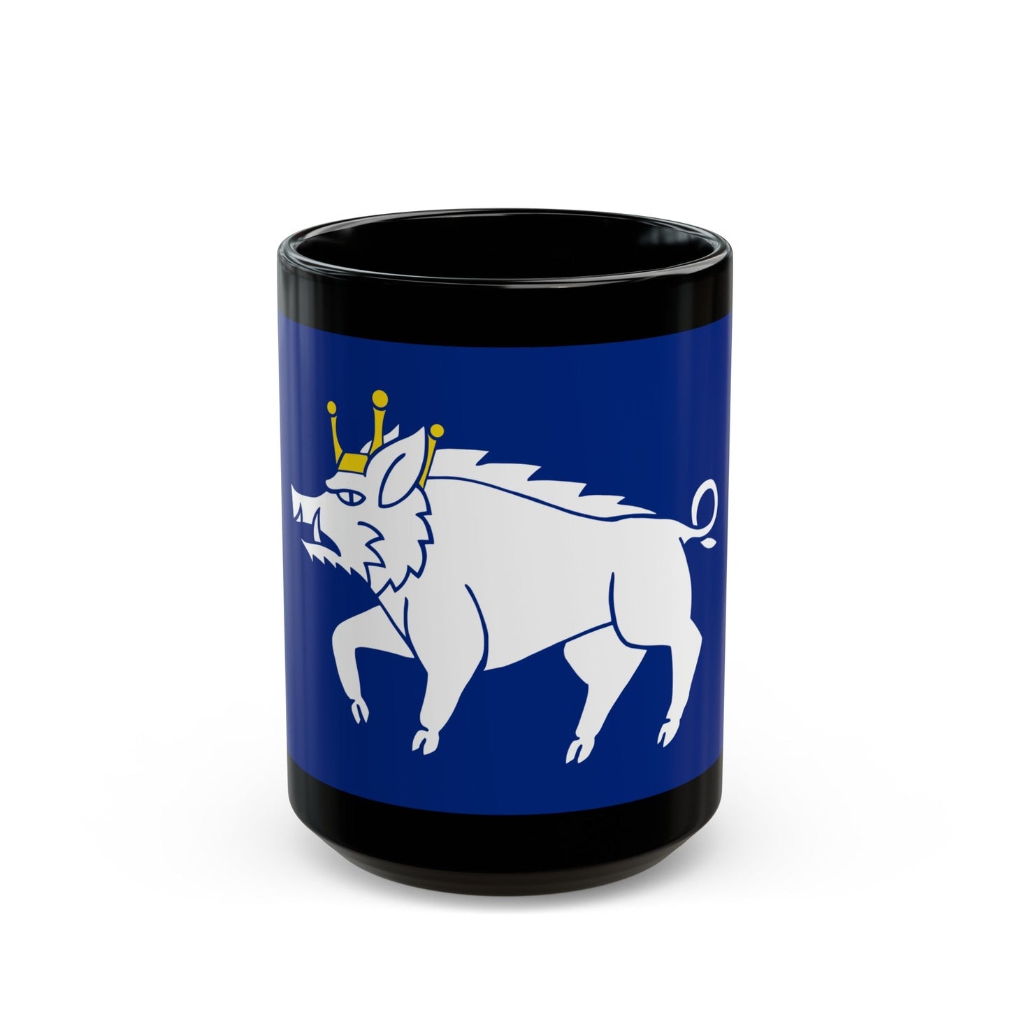 Flag of Kingswinford UK - Black Coffee Mug-15oz-The Sticker Space