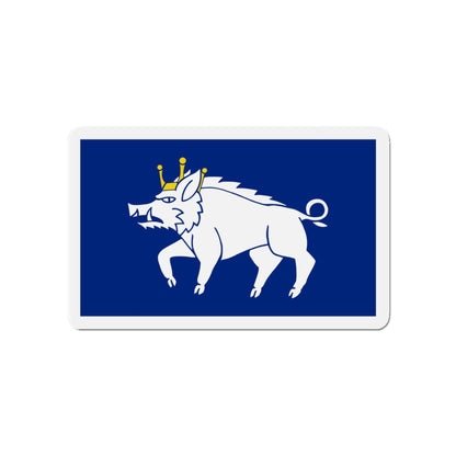 Flag of Kingswinford UK - Die-Cut Magnet-4" x 4"-The Sticker Space