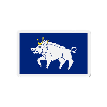 Flag of Kingswinford UK - Die-Cut Magnet-5" x 5"-The Sticker Space