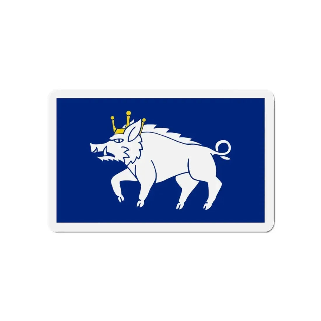 Flag of Kingswinford UK - Refrigerator Magnet 4 Inch - The Sticker Space