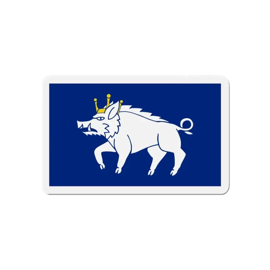 Flag of Kingswinford UK - Refrigerator Magnet 5 Inch - The Sticker Space