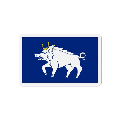Flag of Kingswinford UK - Refrigerator Magnet 6 Inch - The Sticker Space