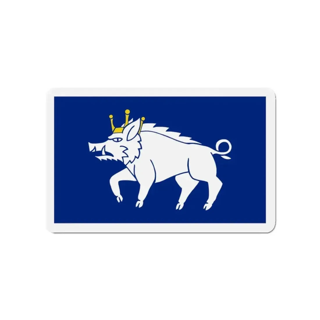 Flag of Kingswinford UK - Refrigerator Magnet - The Sticker Space