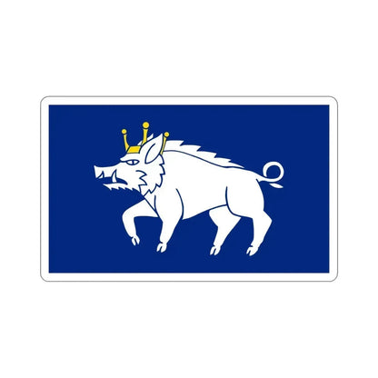 Flag of Kingswinford UK STICKER Vinyl Die-Cut Decal 4 Inch - The Sticker Space