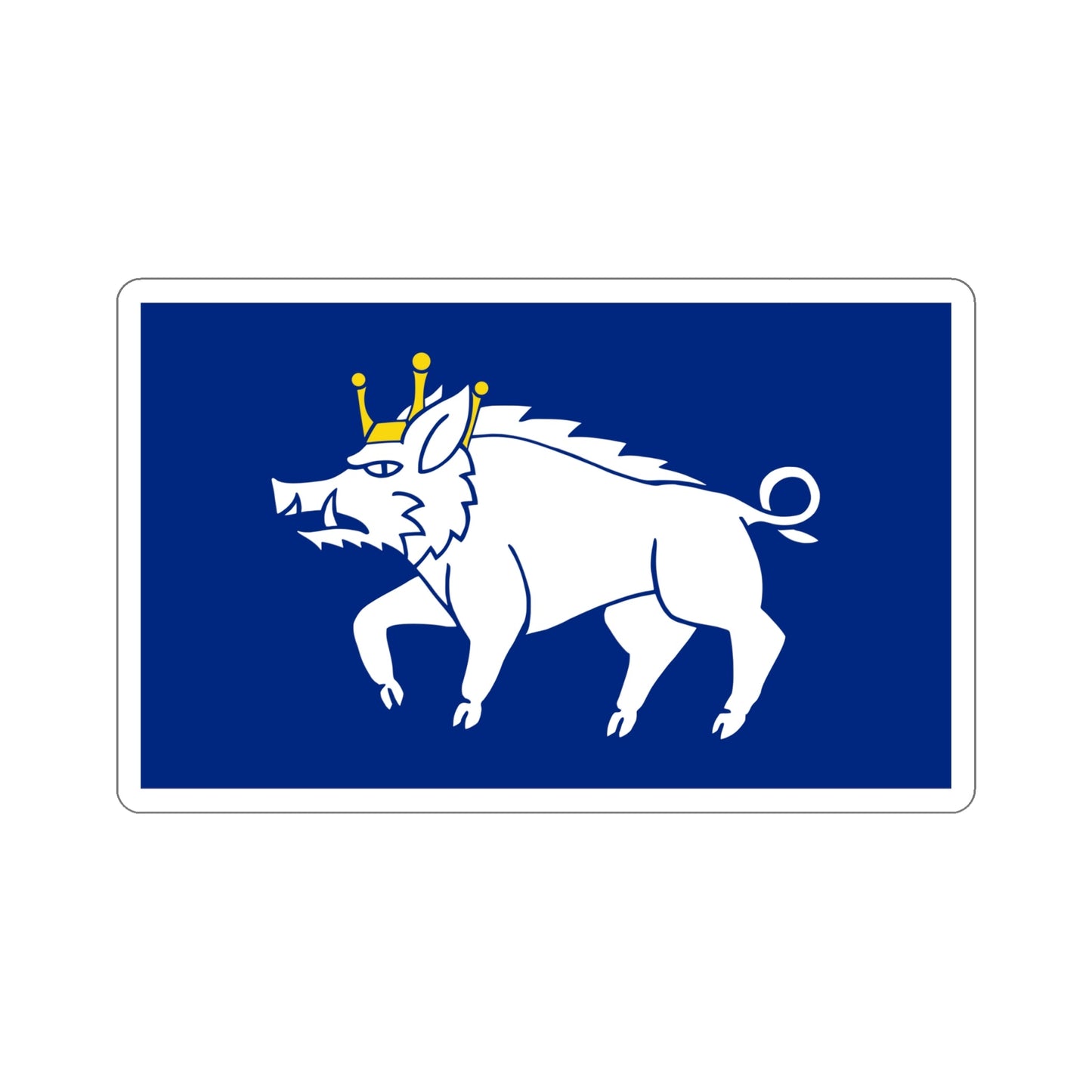 Flag of Kingswinford UK STICKER Vinyl Die-Cut Decal-6 Inch-The Sticker Space