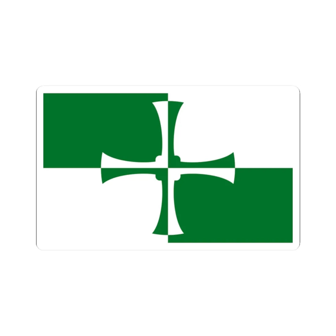 Flag of Kirkcudbrightshire (Scotland) STICKER Vinyl Kiss-Cut Decal 2 Inch White - The Sticker Space