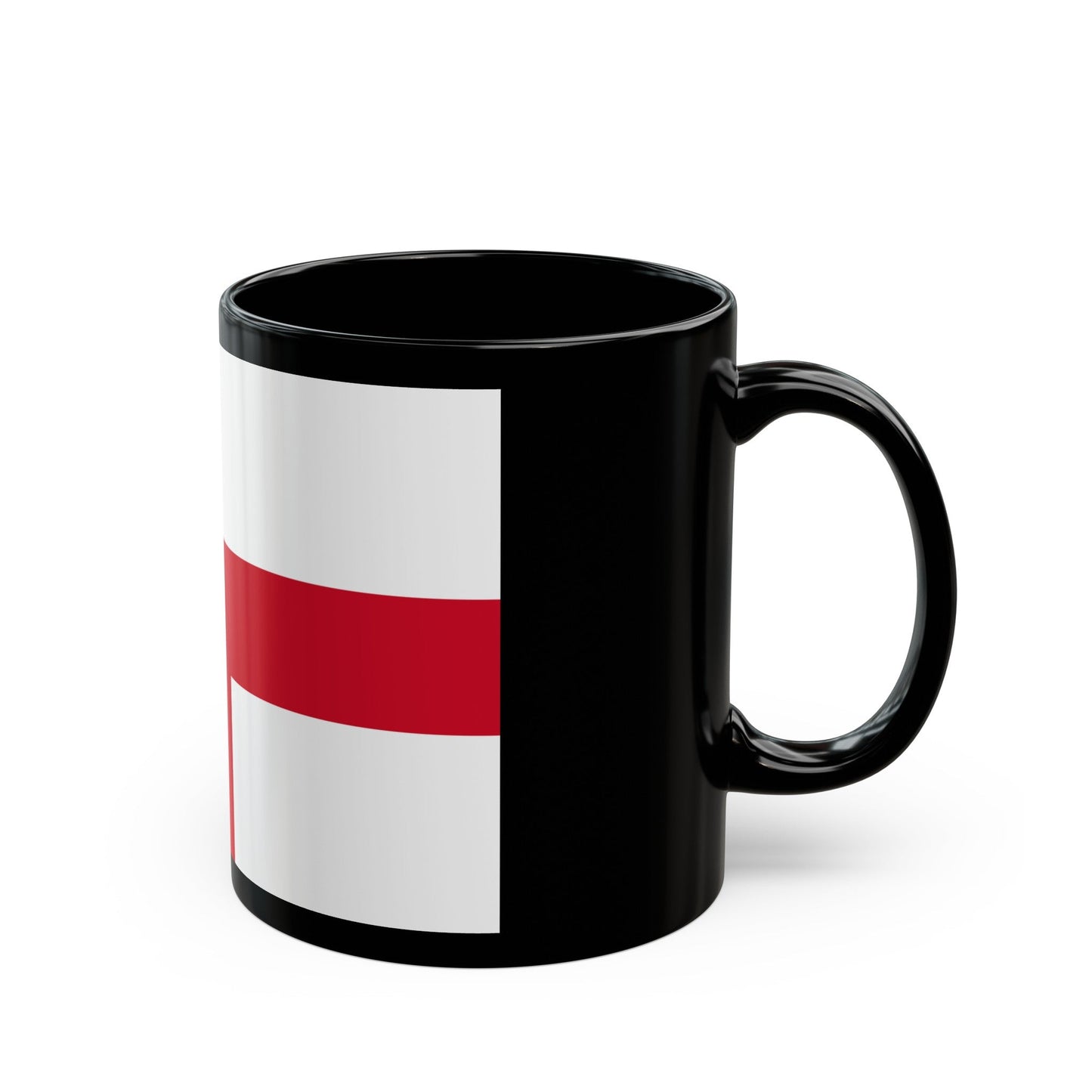 Flag of Kirkop Malta - Black Coffee Mug-The Sticker Space