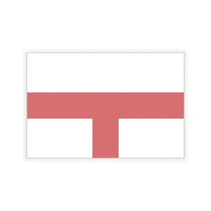 Flag of Kirkop Malta - STICKER Vinyl Kiss-Cut Decal 2 Inch Transparent - The Sticker Space