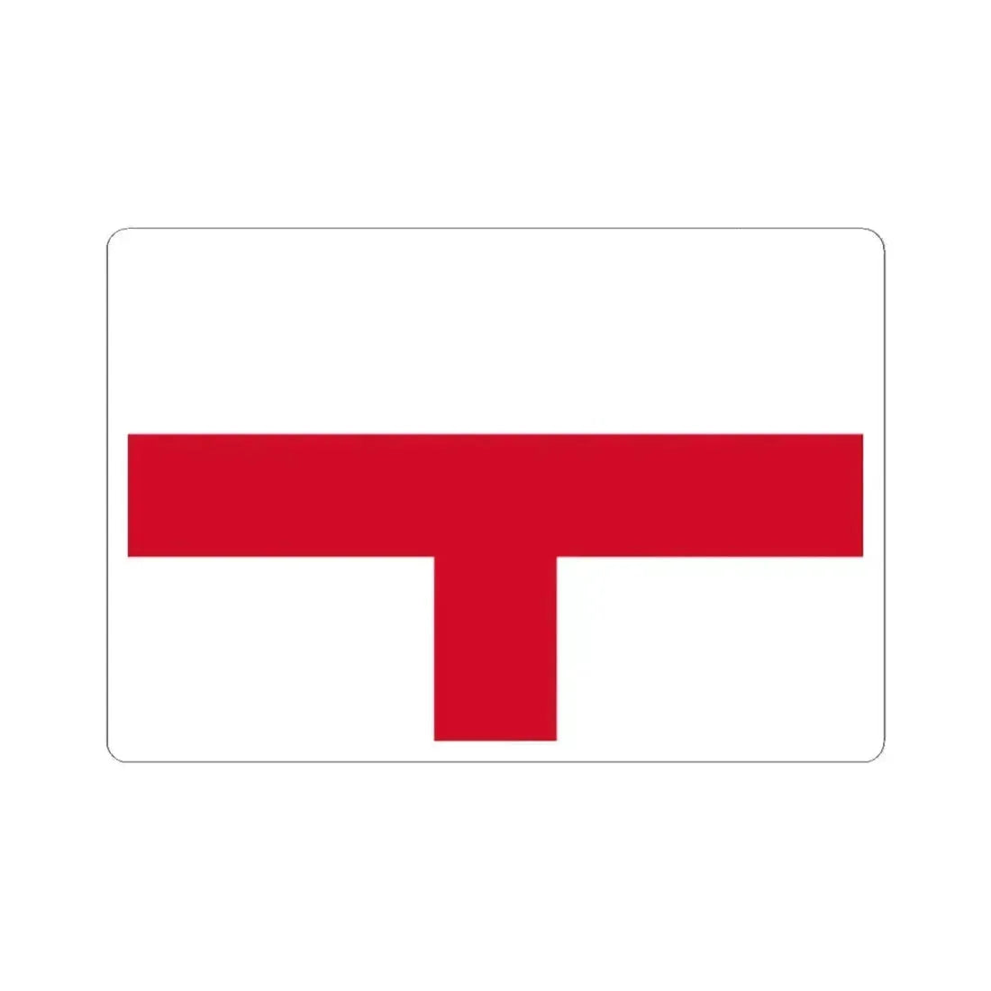 Flag of Kirkop Malta - STICKER Vinyl Kiss-Cut Decal 2 Inch White - The Sticker Space