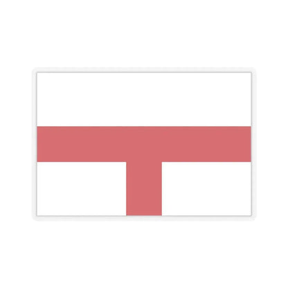 Flag of Kirkop Malta - STICKER Vinyl Kiss-Cut Decal 3 Inch Transparent - The Sticker Space