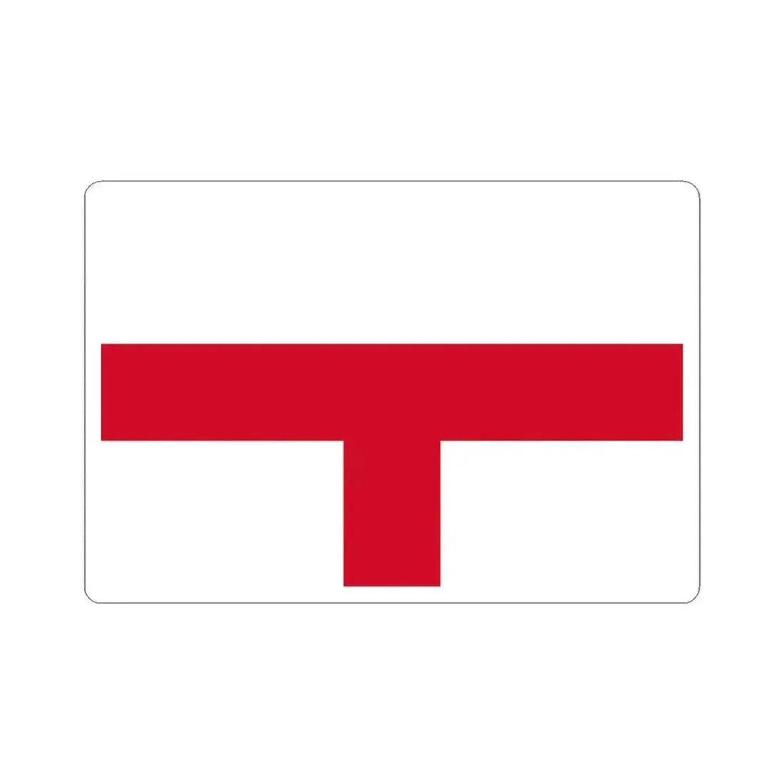 Flag of Kirkop Malta - STICKER Vinyl Kiss-Cut Decal 3 Inch White - The Sticker Space