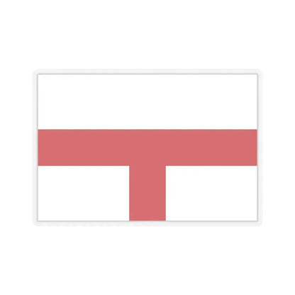 Flag of Kirkop Malta - STICKER Vinyl Kiss-Cut Decal 4 Inch Transparent - The Sticker Space