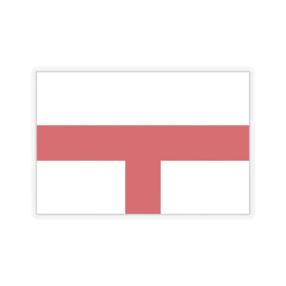 Flag of Kirkop Malta - STICKER Vinyl Kiss-Cut Decal 6 Inch Transparent - The Sticker Space